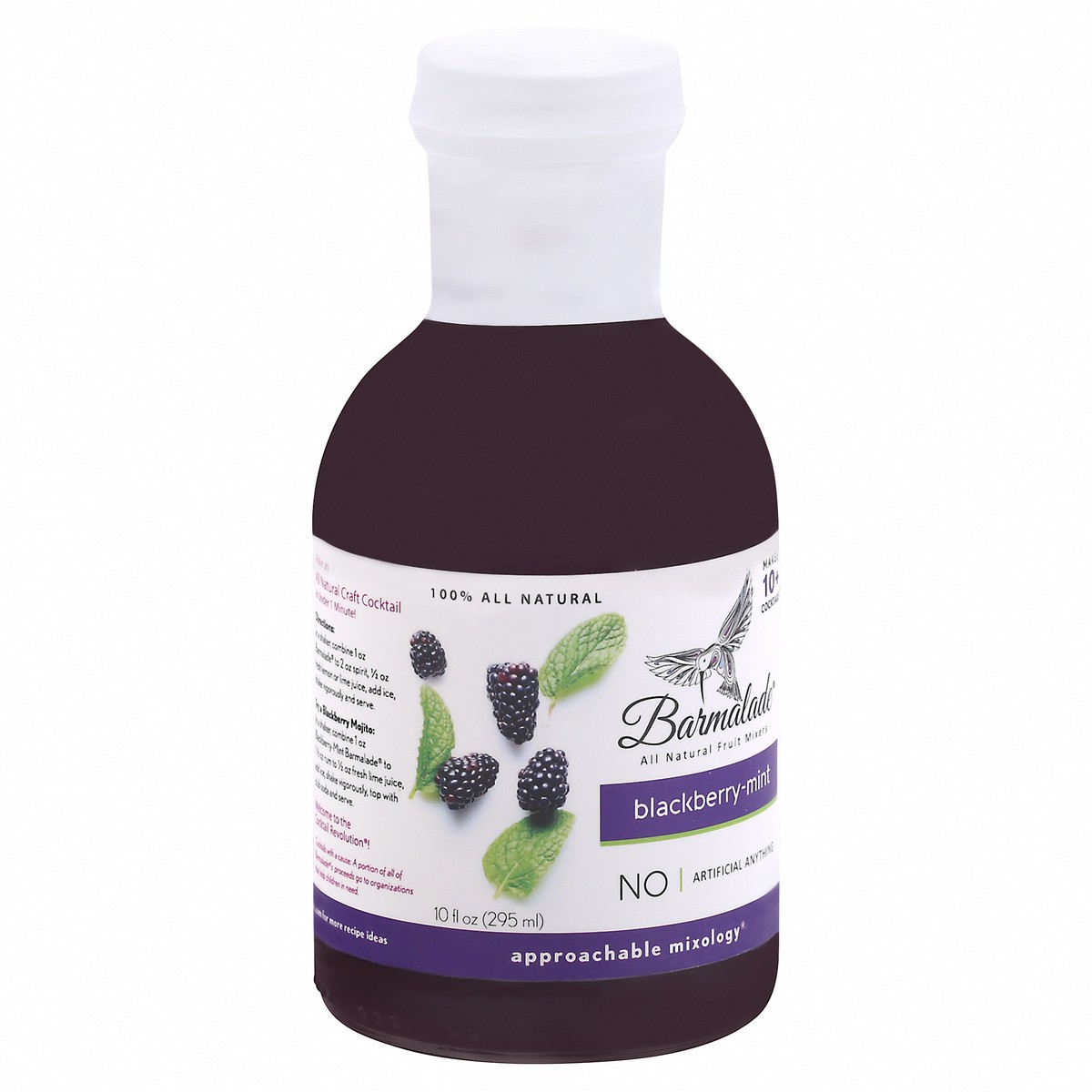 slide 7 of 12, Barmalade Blackberry-Mint Fruit Mixers - 10 fl oz, 10 fl oz