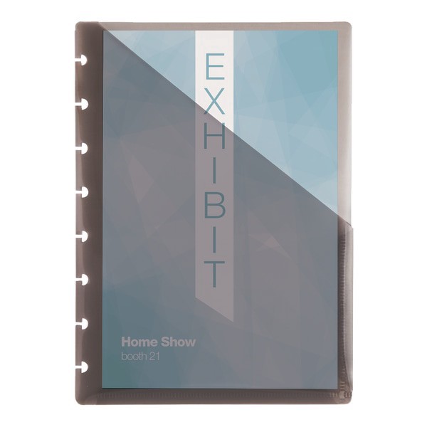 slide 3 of 3, TUL Custom Note-Taking System Discbound Pocket Dividers, Junior Size, Gray, 2 ct