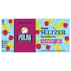 Polar Seltzer - 8pk 12oz - Raspberry Lime