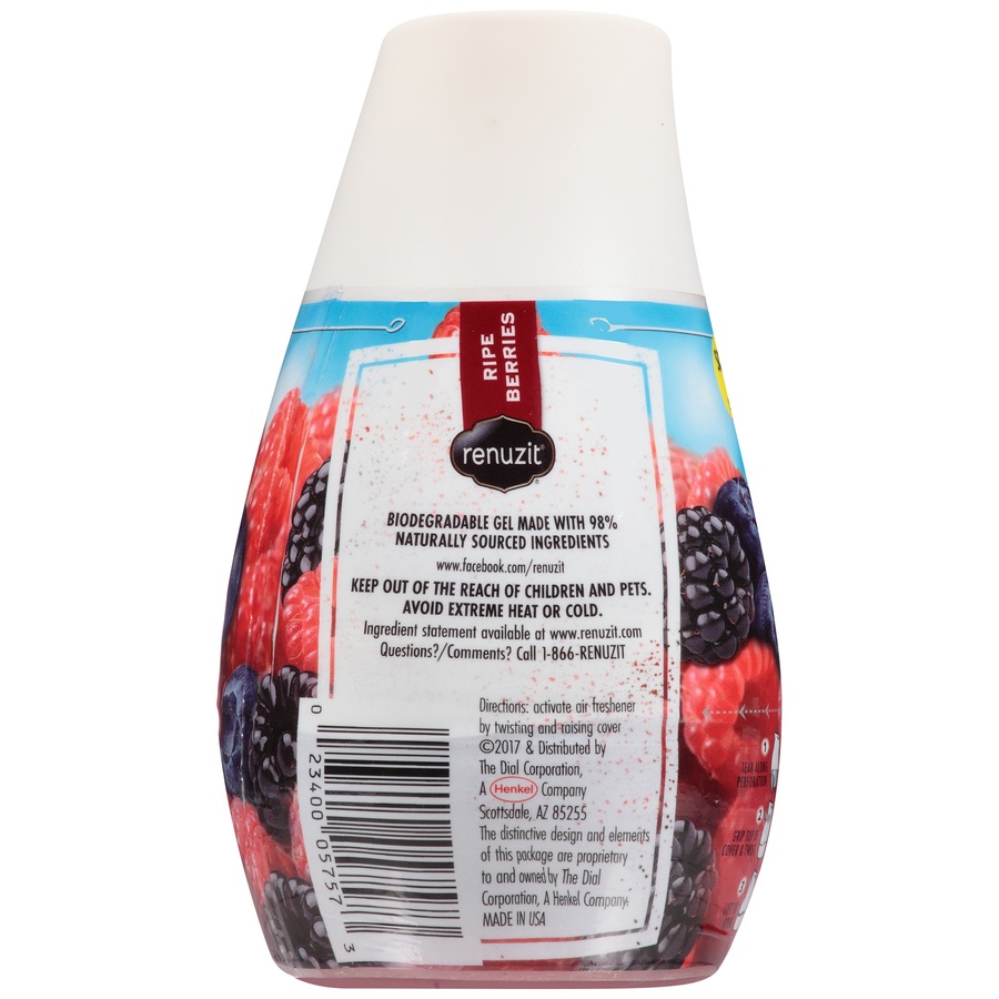 slide 4 of 4, Renuzit Ripe Berries Freshener, 7 oz