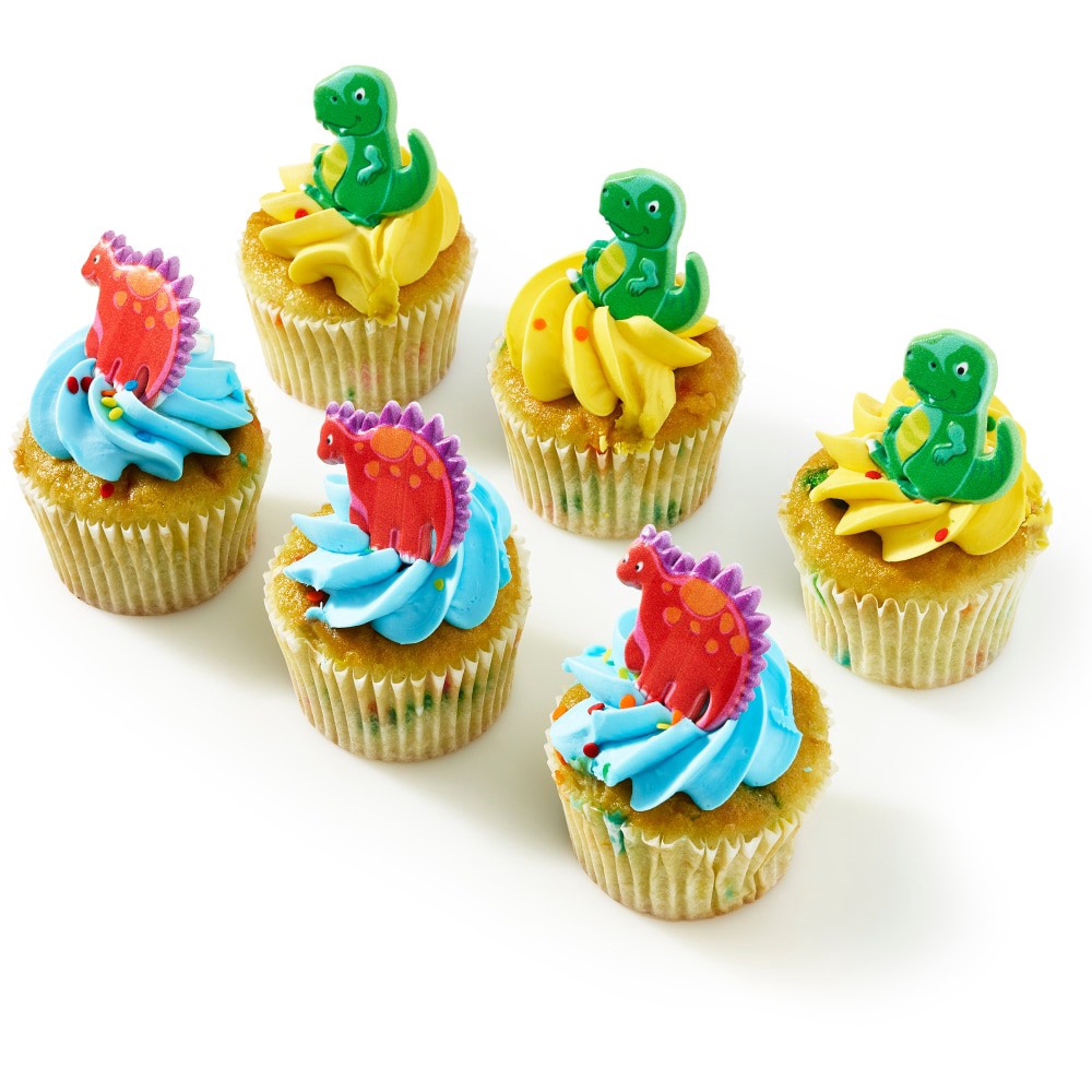 slide 2 of 3, Bakery Fresh Goodness Dinosaur Cupcakes, 12 ct