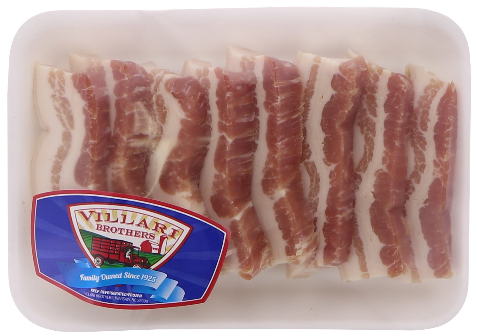 slide 1 of 1, Villari Brothers Salted Side Pork, Sliced, per lb