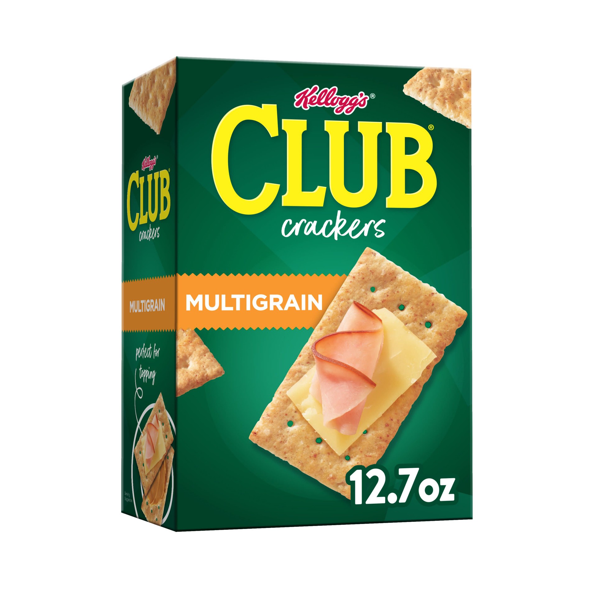 slide 1 of 5, Club Kellogg's Club Crackers, Multi Grain, 12.7 oz, 12.7 oz