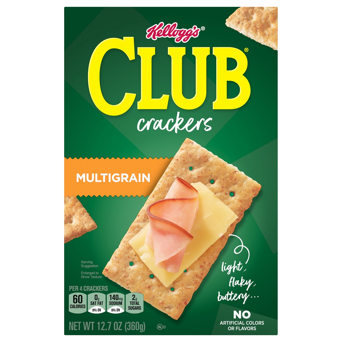 slide 1 of 5, Club Kellogg's Club Crackers, Multi Grain, 12.7 oz, 12.7 oz