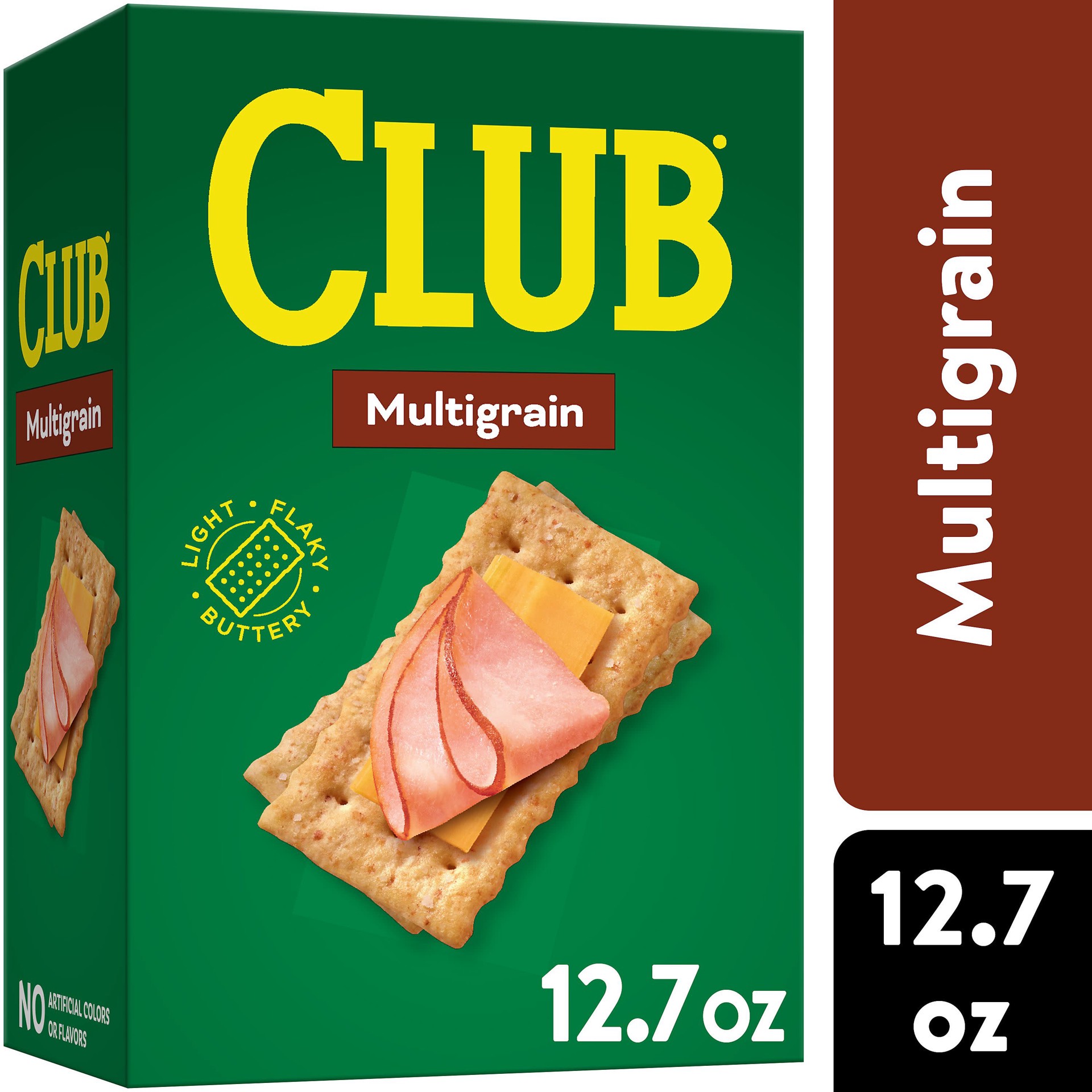 slide 1 of 5, Club Crackers, Lunch Snacks, Snack Crackers, Multigrain, 12.7oz Box, 1 Box, 12.7 oz