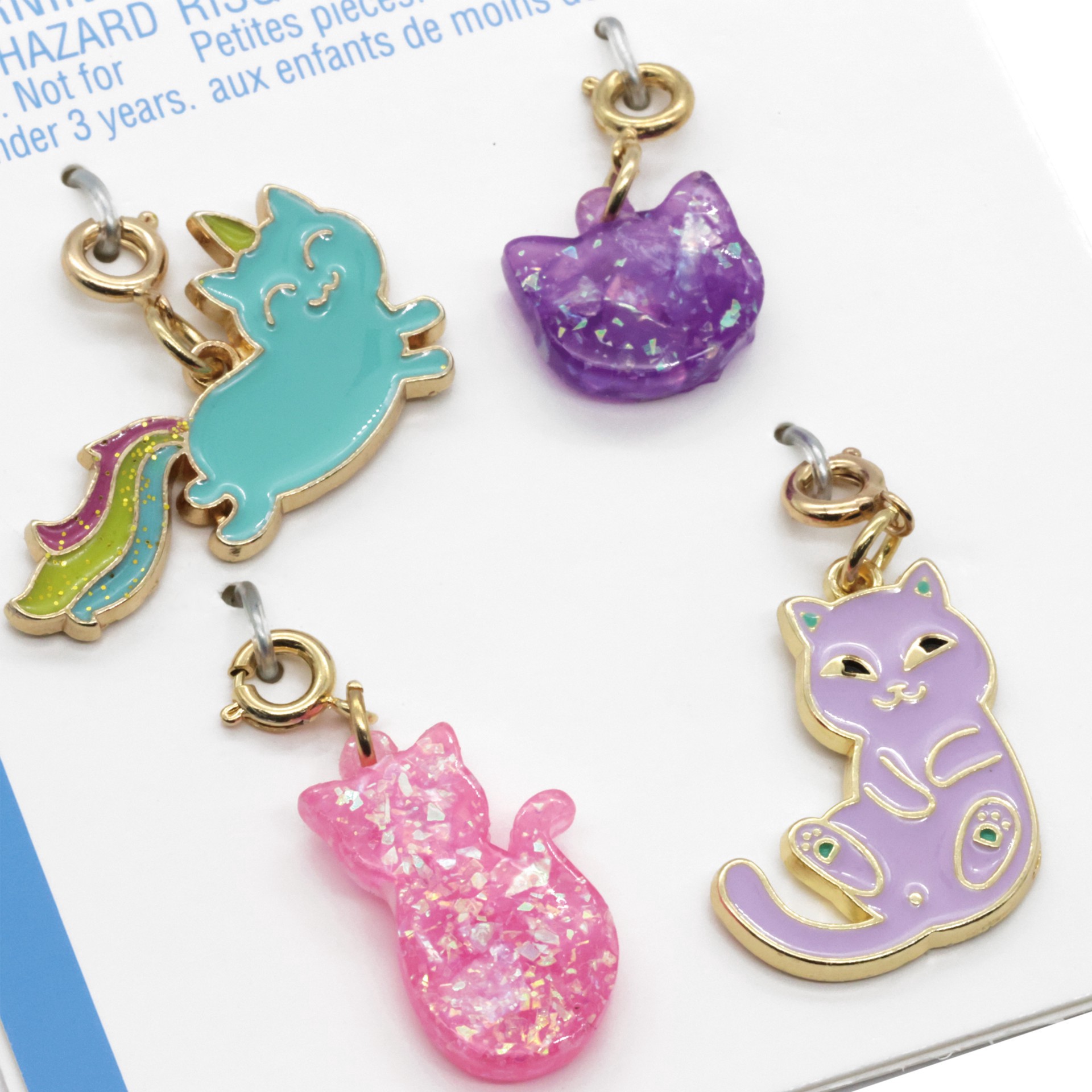 slide 4 of 5, Cat Charms By Creatology, 4ct., 4 ct