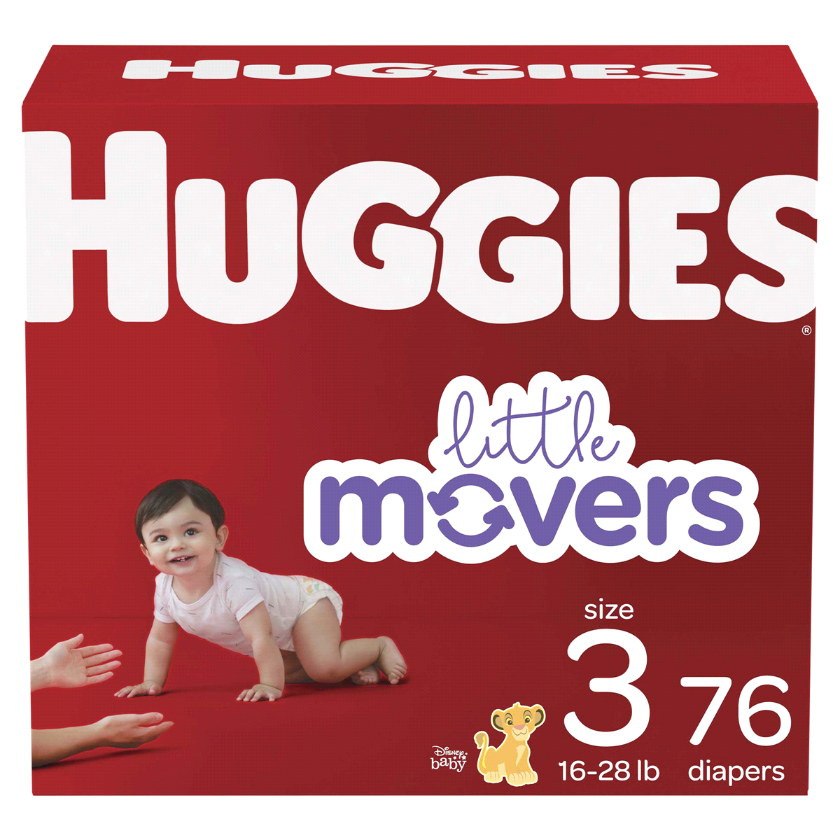 slide 1 of 9, Huggies Little Movers Baby Diapers - Size 3 - 76ct, 76 ct