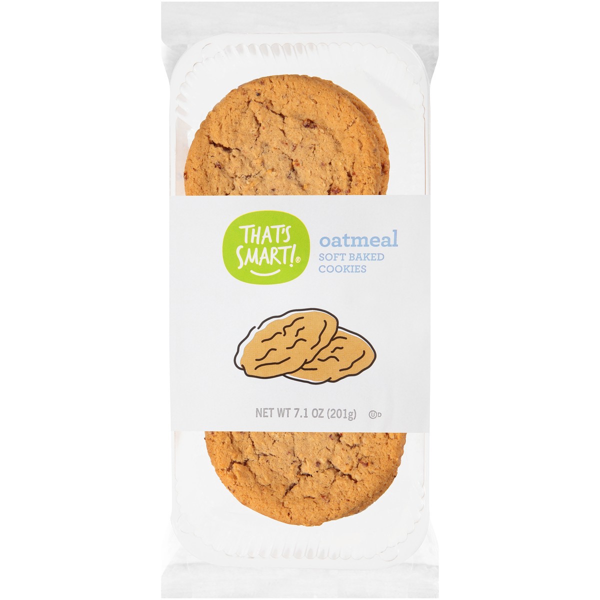 slide 2 of 9, That's Smart! Oatmeal Soft Baked Cookies, 7.1 oz