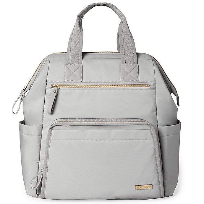 slide 1 of 11, Skip Hop SKIP*HOP Mainframe Wide Open Backpack Diaper Bag - Grey, 1 ct