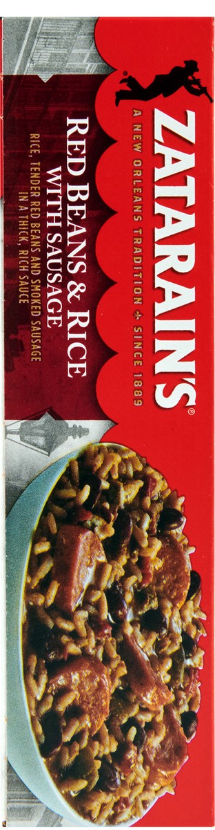 slide 3 of 9, Zatarain's Frozen Meal - Sausage, Red Beans & Rice, 12 oz