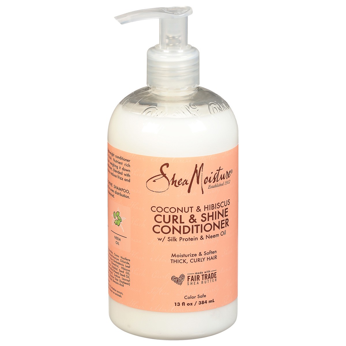 slide 9 of 9, SheaMoisture Curl & Shine Conditioner Coconut & Hibiscus,, 13 oz, 13 oz