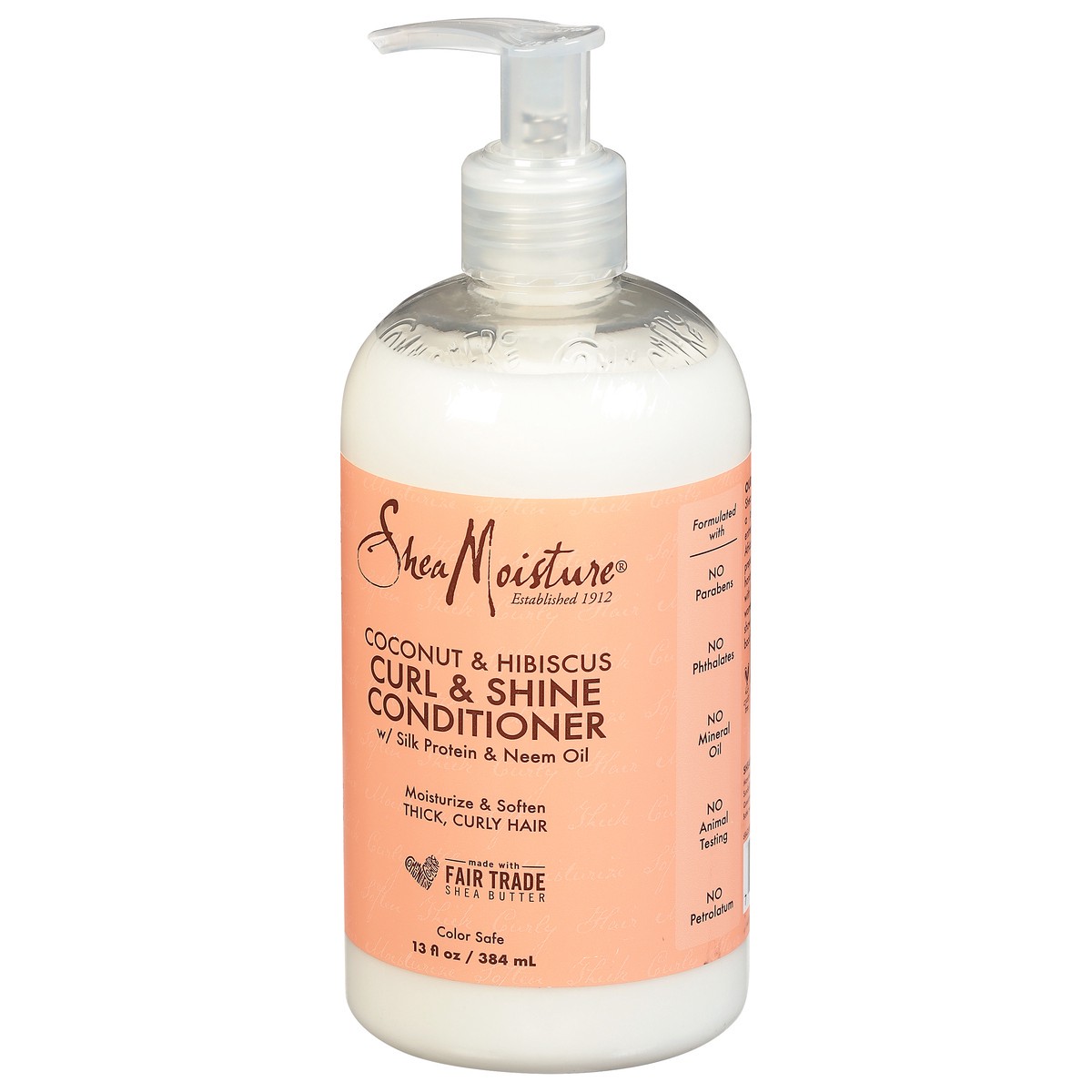 slide 7 of 9, SheaMoisture Curl & Shine Conditioner Coconut & Hibiscus,, 13 oz, 13 oz