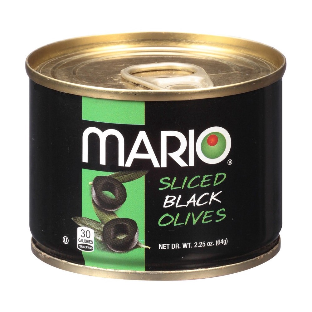 slide 1 of 1, Mario Small Sliced Ripe Olives, 2.25 oz