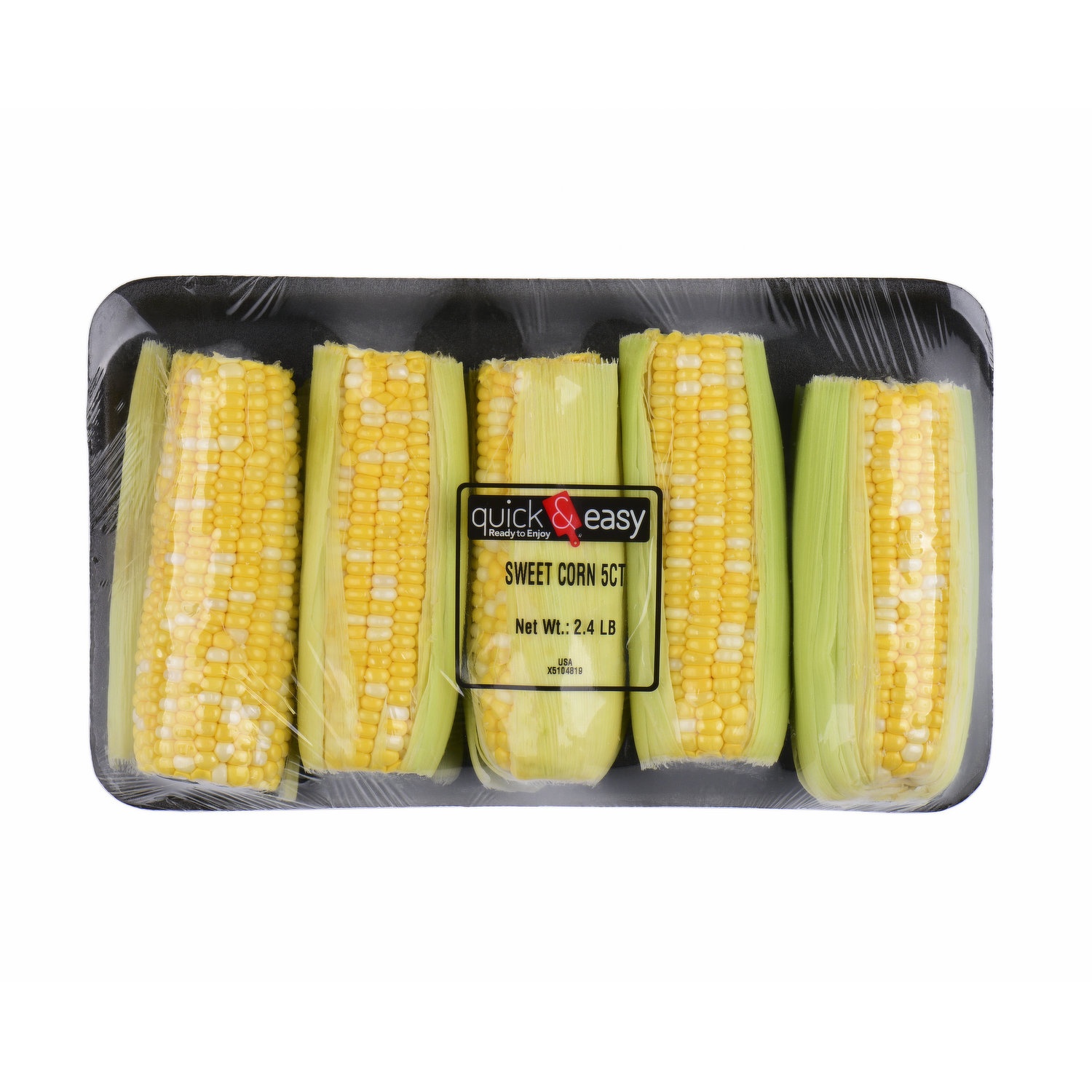slide 1 of 1, Quick & Easy Sweet Corn Tray, 5 Count, 1 Each, 5 ct