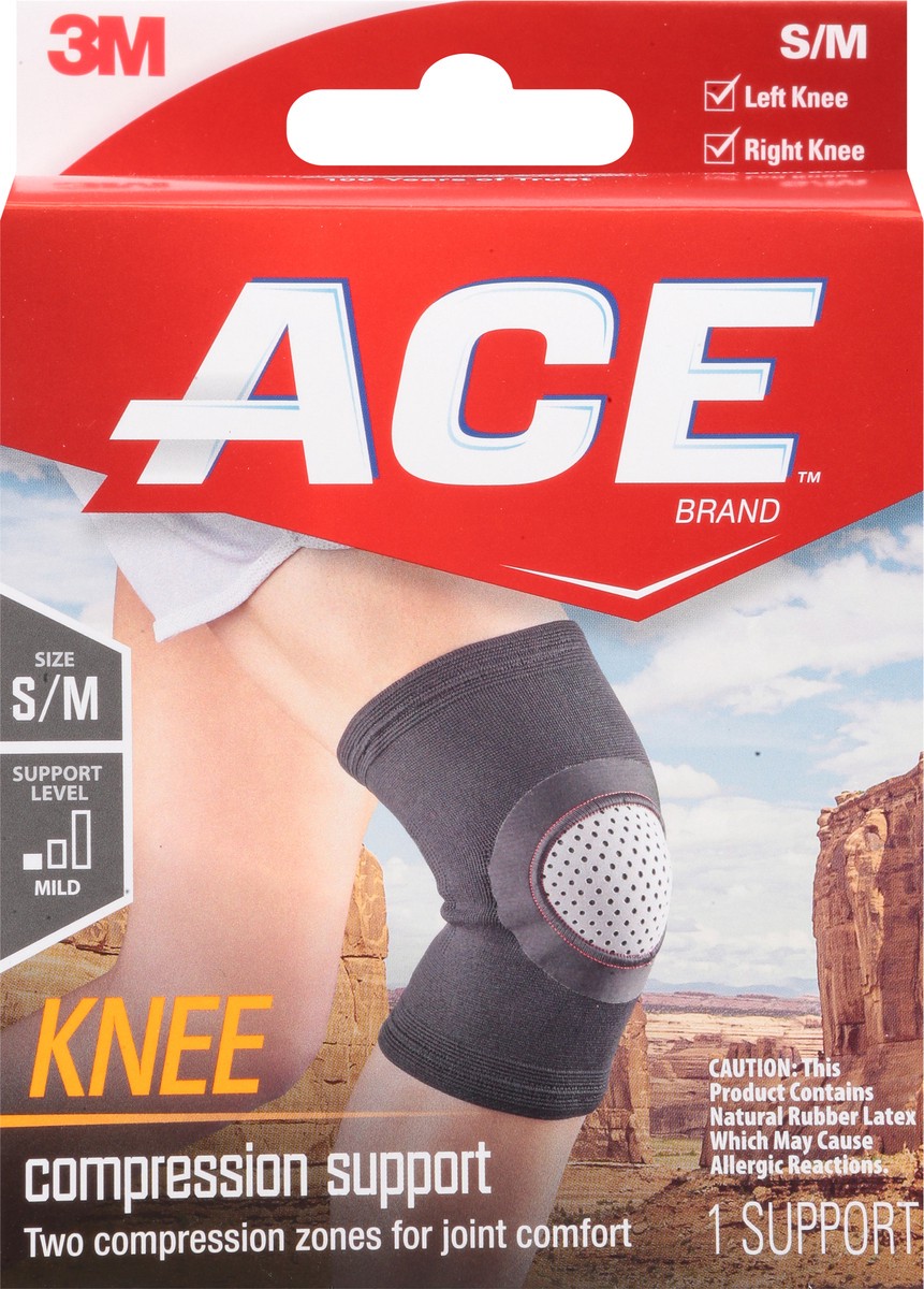 slide 9 of 11, Ace Knee S/M Compression Support 1 ea, 1 ct