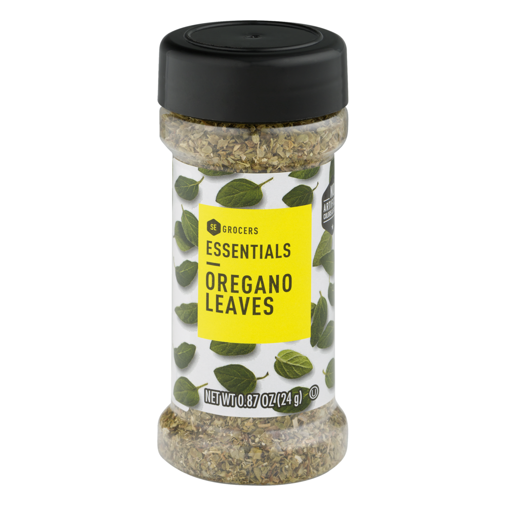 slide 1 of 1, Essentials Oregano Leaves, 0.8 oz