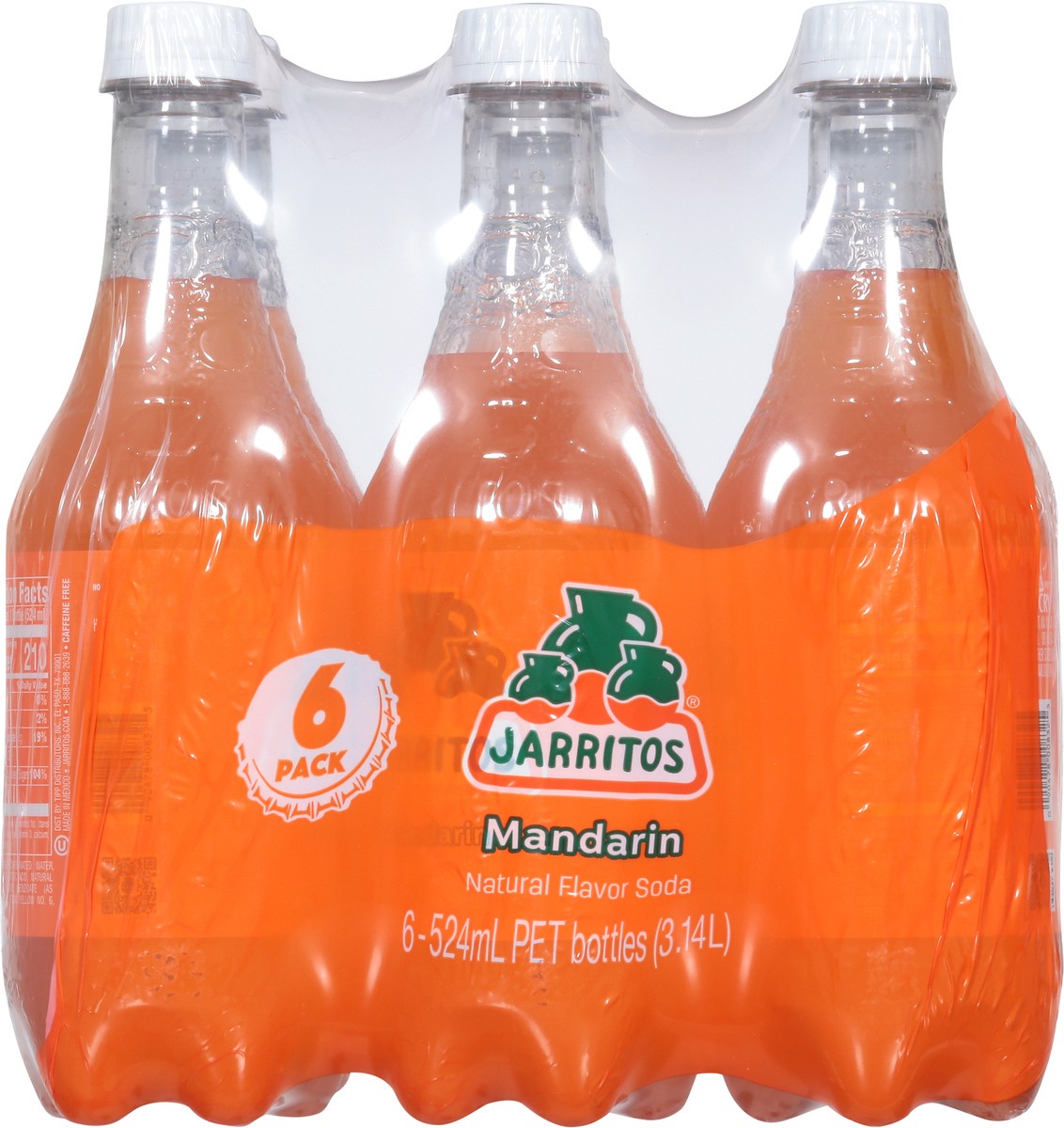 slide 3 of 9, Jarritos Soda, Mandarin- 524 ml, 524 ml