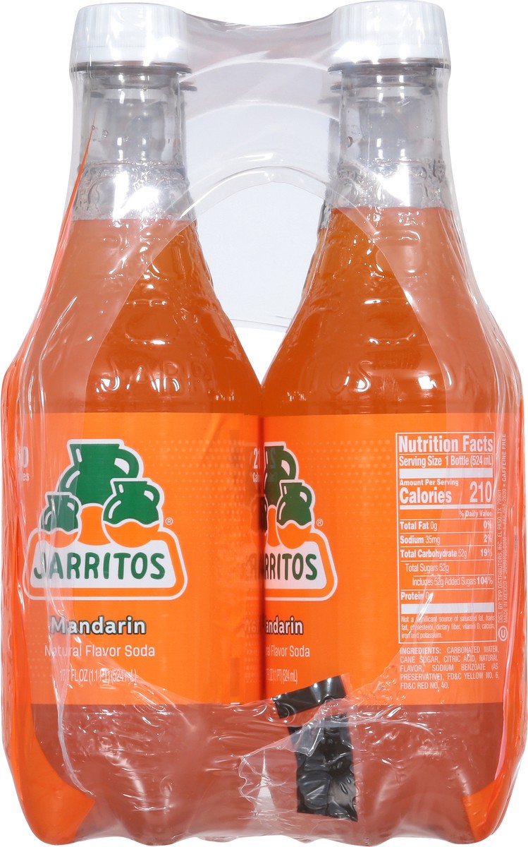 slide 5 of 9, Jarritos Soda, Mandarin- 524 ml, 524 ml