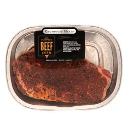 Mealtime Chophouse Seasoned Ny Strip Steak (Serving: 4 Oz)