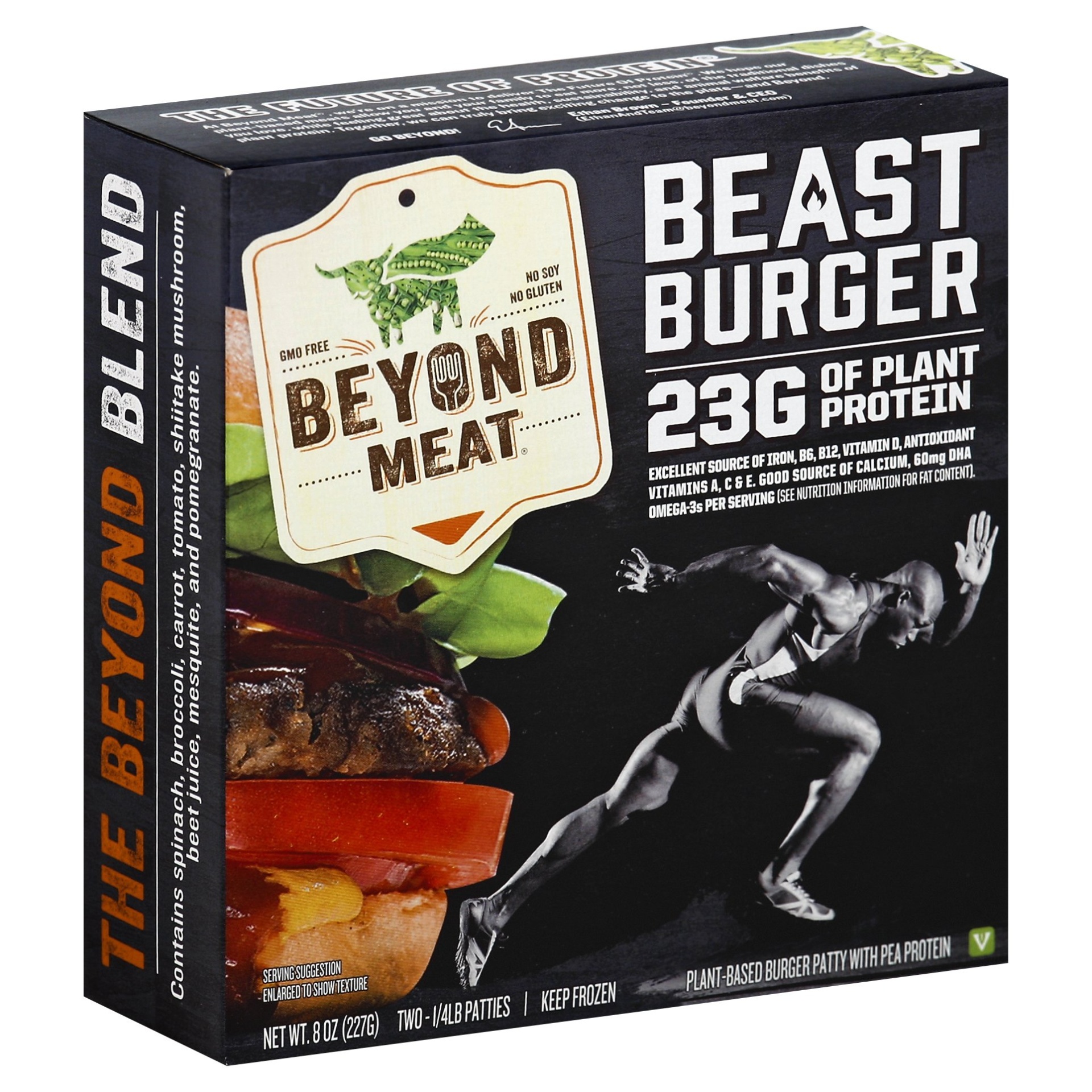 slide 1 of 1, Beyond Meat Beast Burger, 8 oz