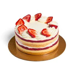 H-E-B Bakery Strawberry Custard Cake