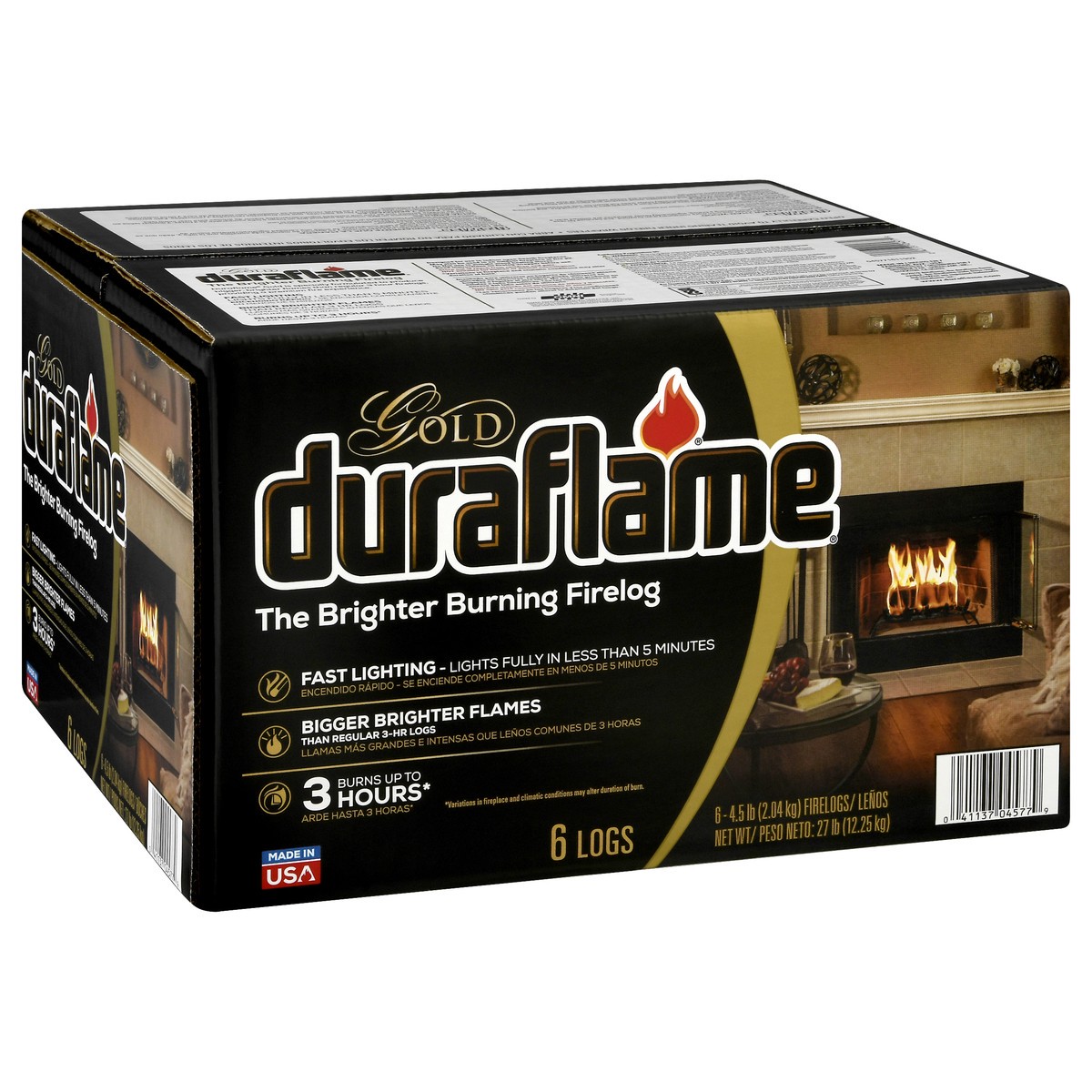 slide 2 of 10, Duraflame Gold Firelogs 6 Ct Box, 27 lb