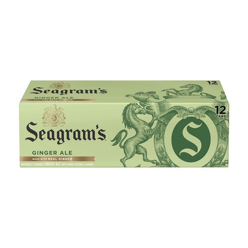 slide 1 of 1, Seagram's® ginger ale, 12 ct; 12 fl oz