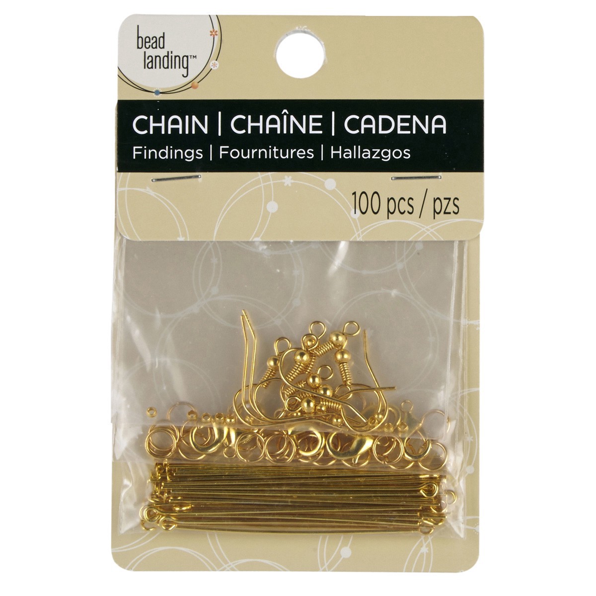 slide 2 of 3, Findings Mix By Bead Landing, 100ct., 100 ct