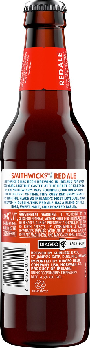 slide 4 of 5, Smithwick's Red Ale Beer 11.2 oz, 11.2 oz