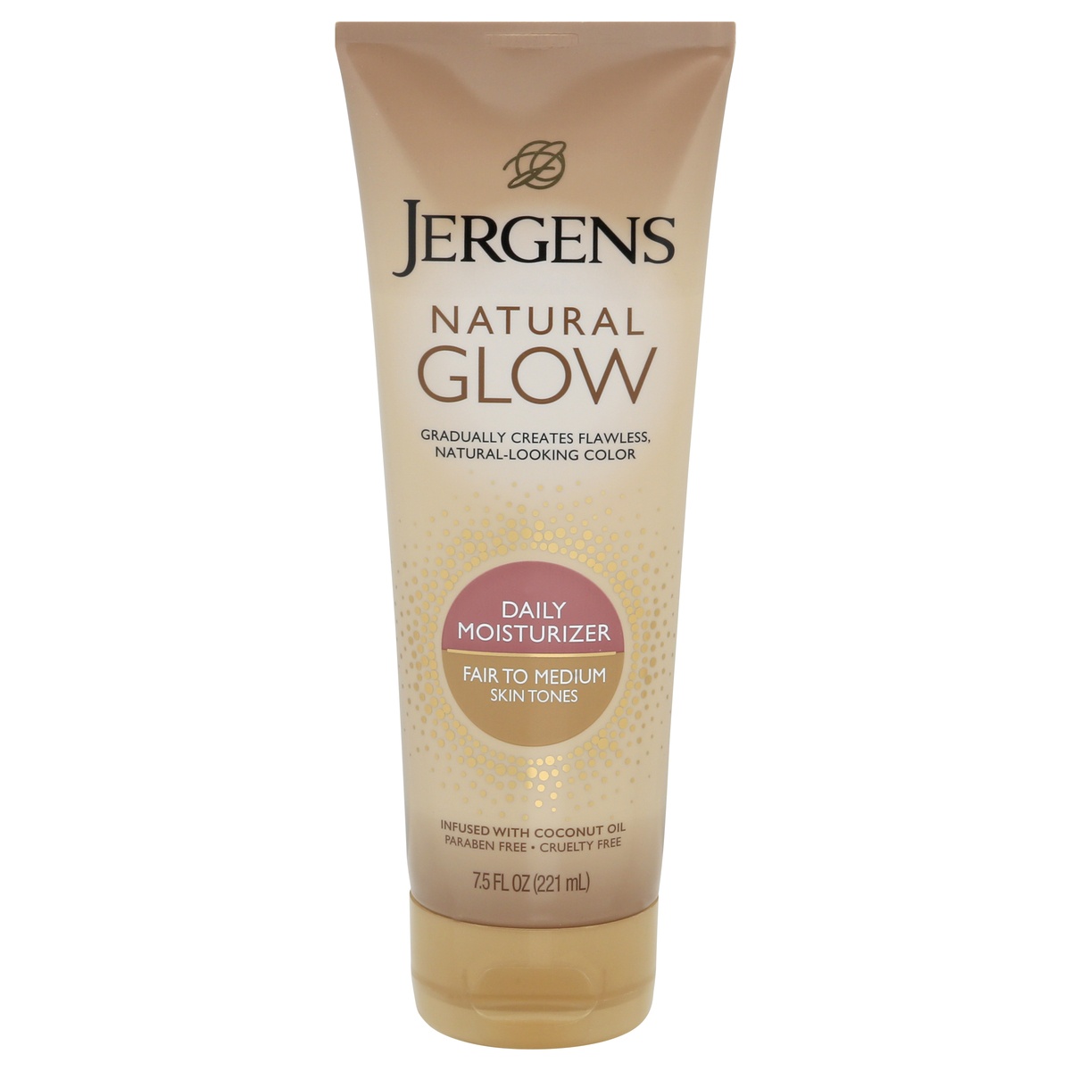 slide 1 of 1, Jergens Natural Glow Daily Moisturizer Fair To Medium, Self Tanner Body Lotion, Sunless Tanning - 7.5 fl oz, 7.5 fl oz