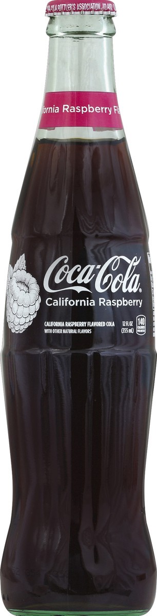 slide 4 of 4, Coca-Cola California Raspberry Soda Soft Drink, 12 fl oz, 12 fl oz