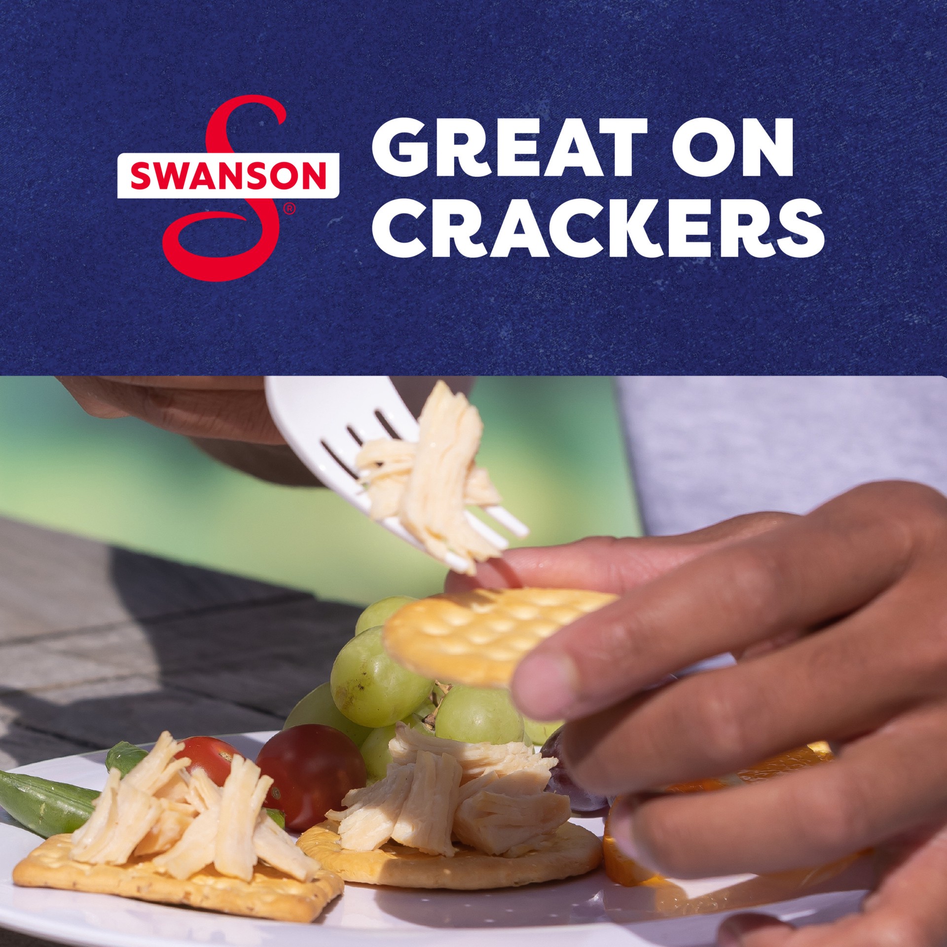 slide 6 of 9, Swanson Garlic and Herbs White Chunk Fully Cooked Chicken, 2.600 oz