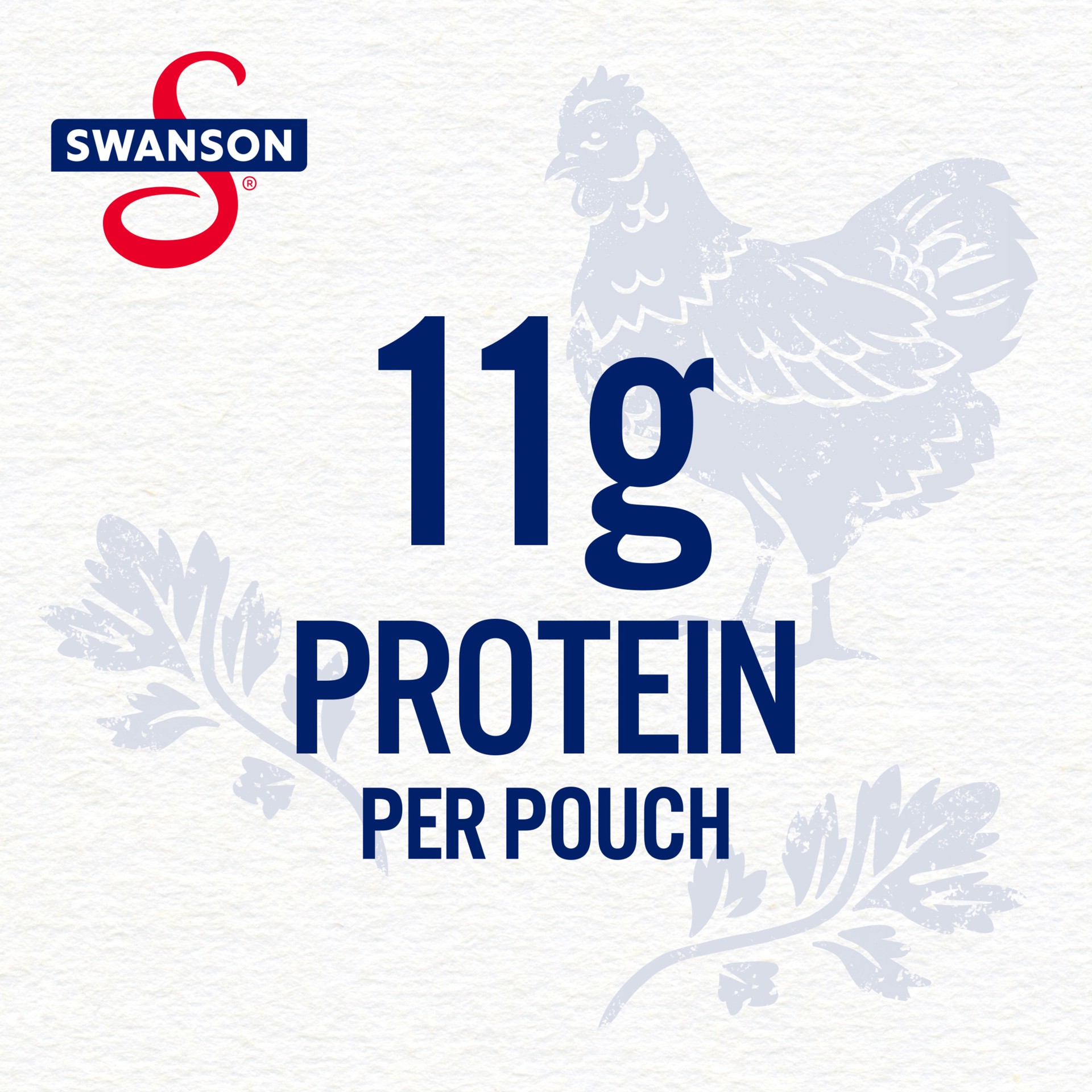 slide 5 of 9, Swanson Garlic and Herbs White Chunk Fully Cooked Chicken, 2.600 oz