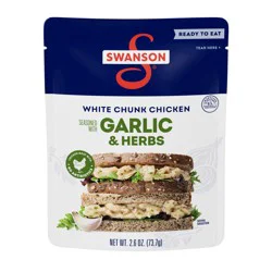 Swanson Garlic and Herbs White Chunk Fully Cooked Chicken