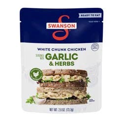 Swanson Garlic and Herbs White Chunk Fully Cooked Chicken