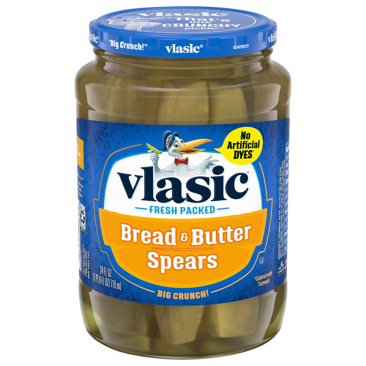 slide 1 of 4, Vlasic Pickles Bread & Butter Spears, 