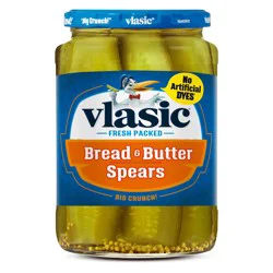 Vlasic Bread and Butter Pickle Spears, Keto Friendly, 24 fl. oz.