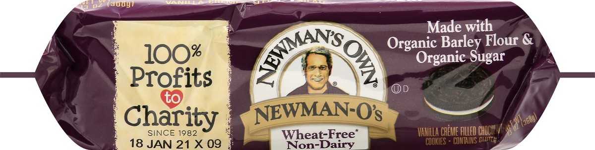 slide 8 of 10, Newman's Own Vanilla Cookie Cream, 13 oz