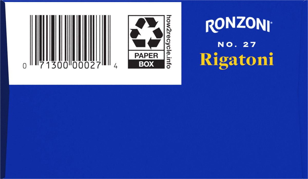 slide 4 of 9, Ronzoni® rigatoni, 16 oz