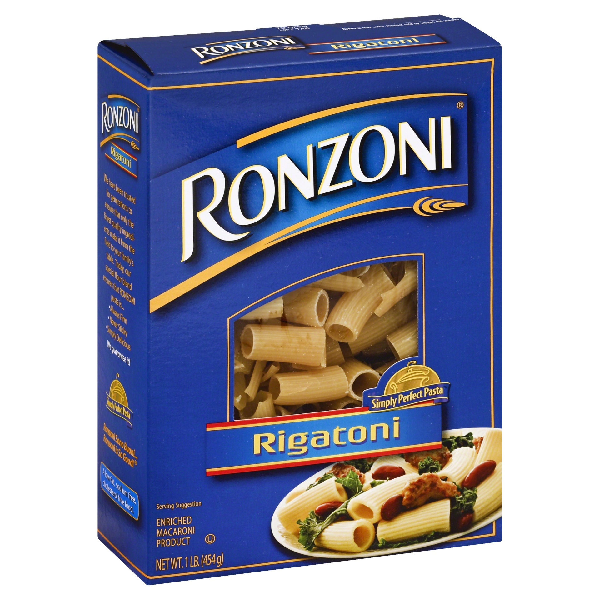 slide 1 of 8, Ronzoni No. 27 Rigatoni, 16 oz