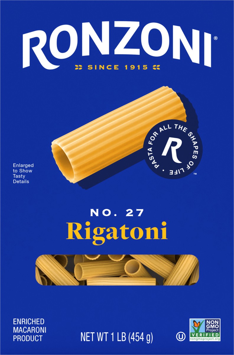 slide 6 of 9, Ronzoni® rigatoni, 16 oz