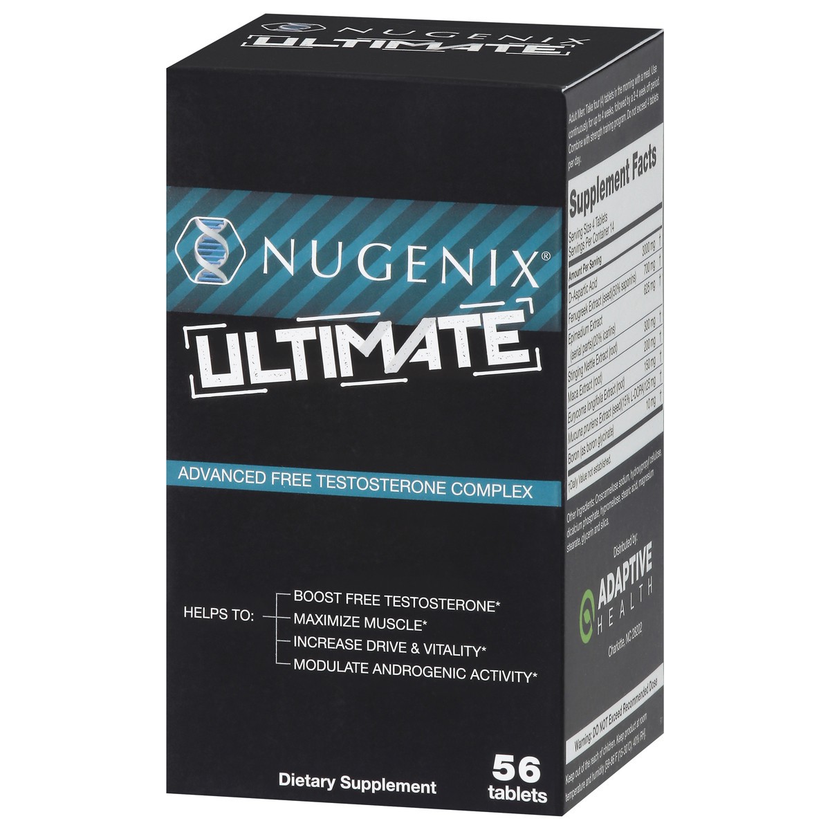 slide 2 of 10, Nugenix Ultimate Advanced Tablets Free Testosterone Booster 56 ea, 56 ct