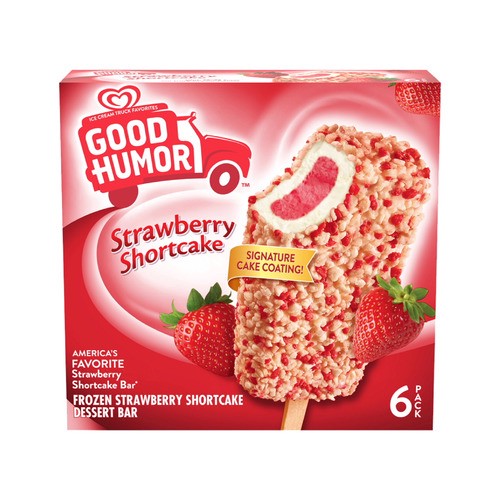 slide 1 of 1, Good Humor™ frozen strawberry shortcake dessert, 18 fl oz