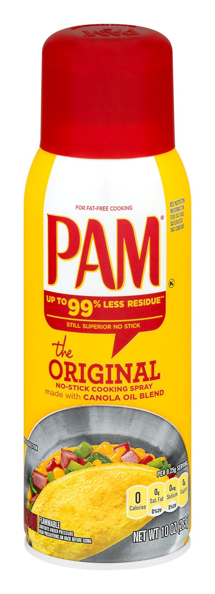 PAM Original Cooking Spray, Cooking & Baking Spray, 8 oz