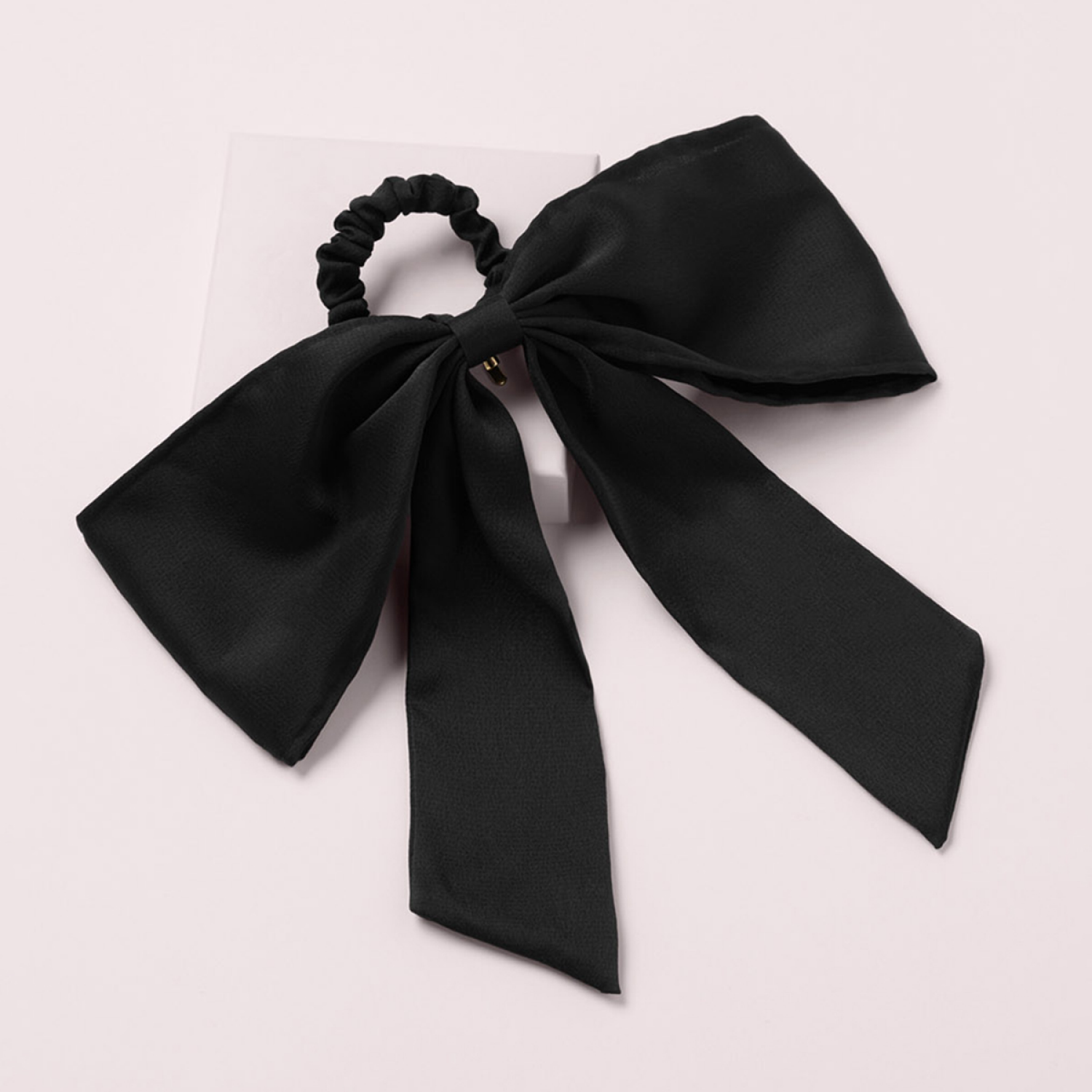 slide 3 of 4, The Hair Edit Runway Ribbon Hair Elastics, 1 ct