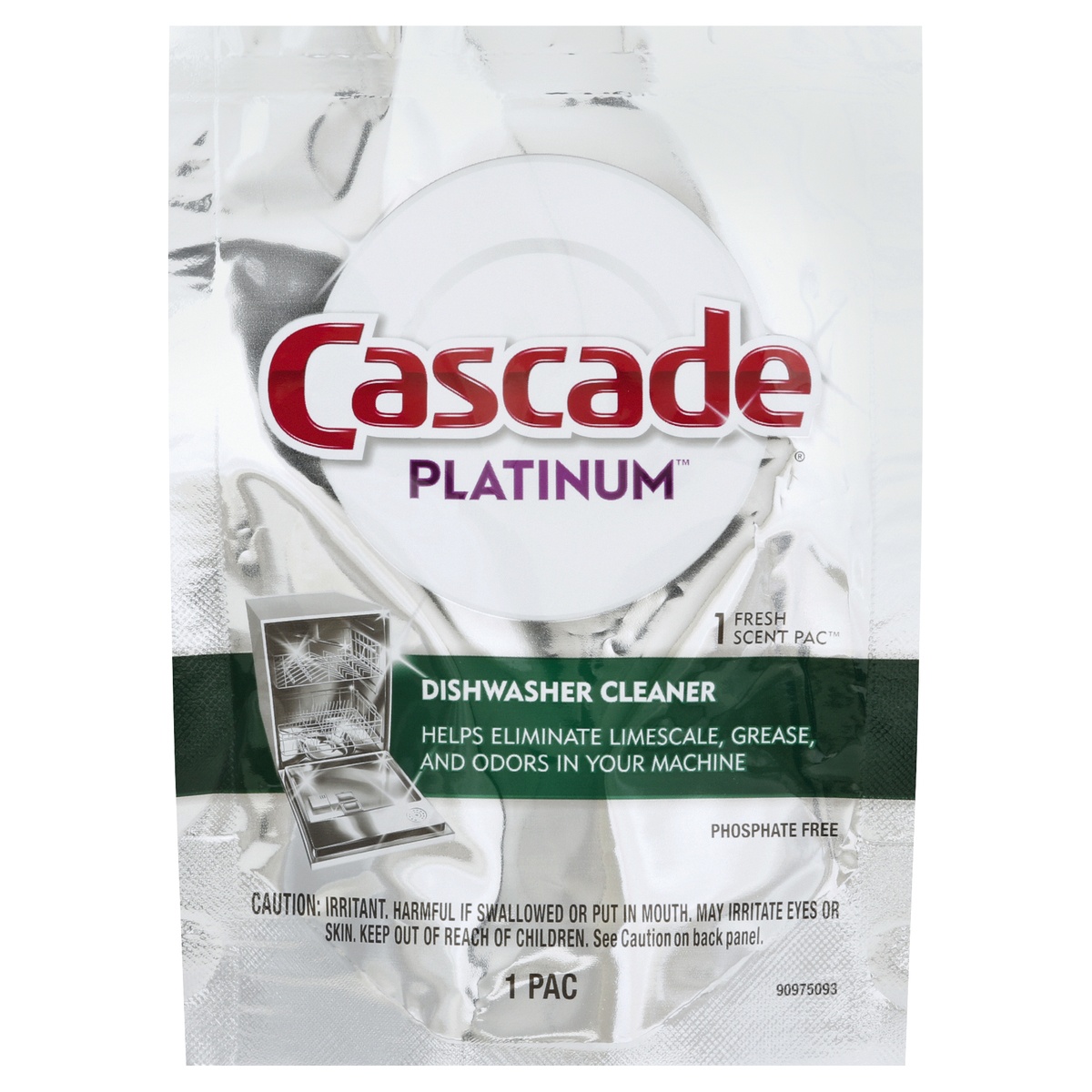 slide 1 of 2, Cascade Dishwasher Cleaner 1 ea, 1 ct