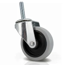Shepherd Hardware 3-in TPR/Thermoplastic rubber Swivel Caster
