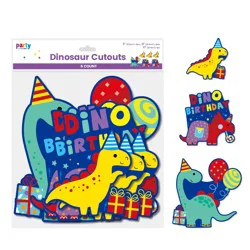 Flomo Dinosaur Cutouts - 6 pk