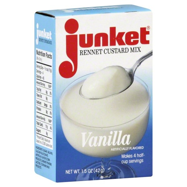 slide 1 of 1, Junket Custard Mix, Rennet, Vanilla, 1.5 oz