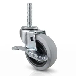Shepherd Hardware 3-in TPR/Thermoplastic rubber Swivel Caster